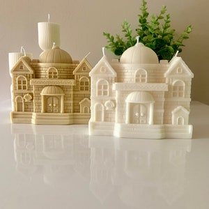 Pillar Candle | European Castle Candle | Home Decor Candle | Soy Candle