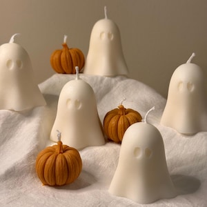Candle | Mini Ghost Candles | Mini Candles | Halloween Candles | Home Decor Candles