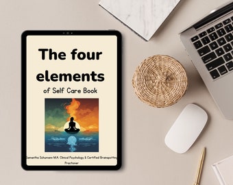 4 Elements Self Care book | Mental Health| Digital Download