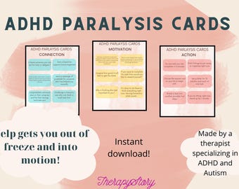 ADHD-verlammingskaarten: maak los!