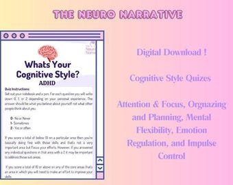 Cognitive Style Quiz for ADHD