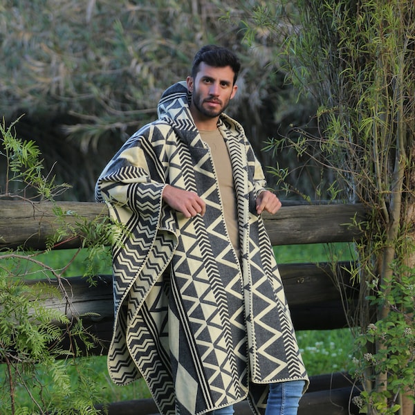 Ponchos For Men, Andean Poncho, Ecuador Poncho, Man Poncho