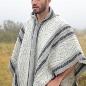 Uptown poncho 100% wool ponchos hand made in Ecuador image 10