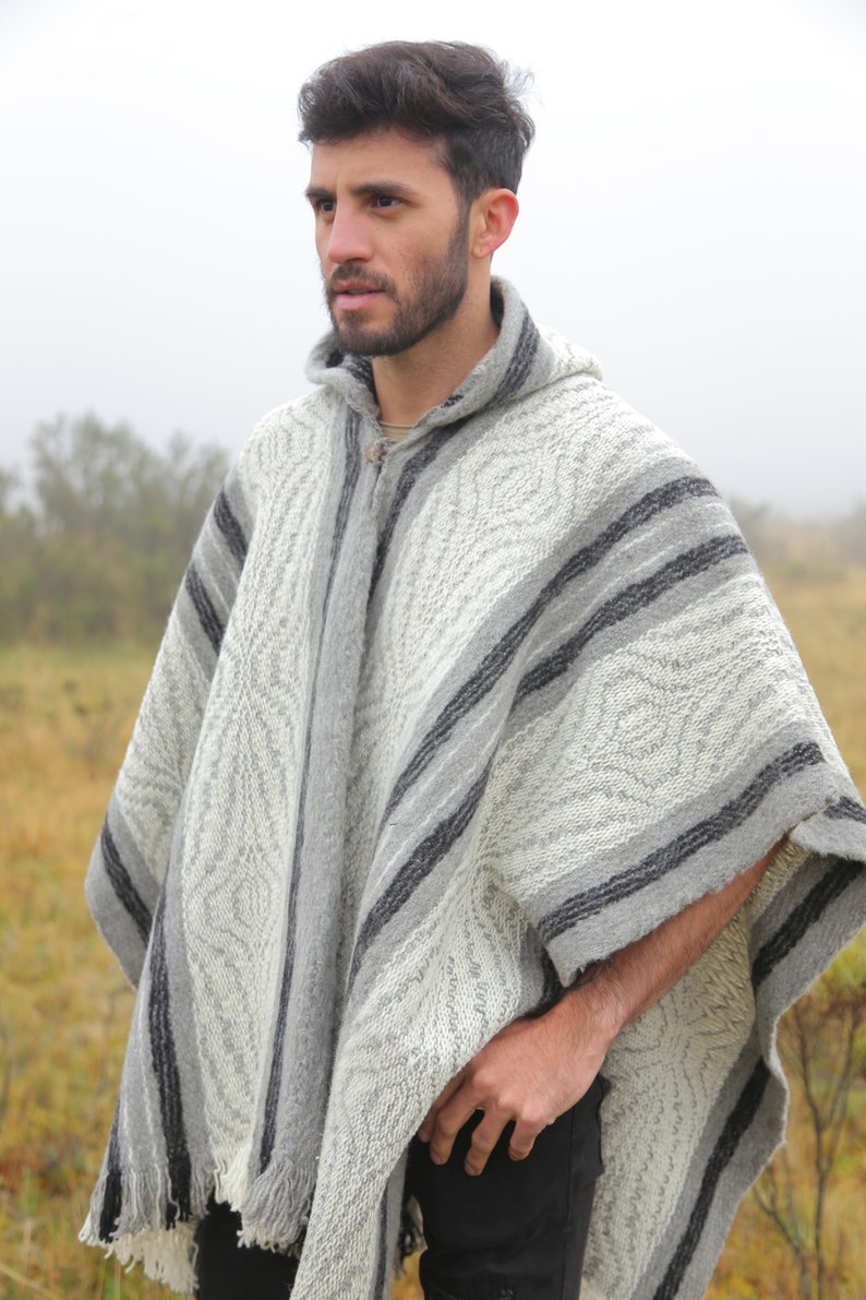 Uptown Poncho 100% Wool Ponchos Hand Made in Ecuador - Etsy