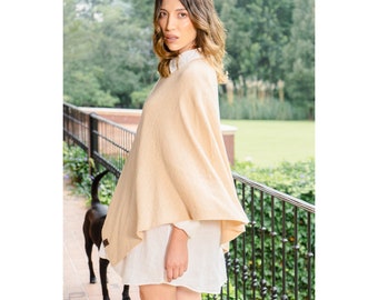 Shoulder Cover Up, Asymmetric Poncho
