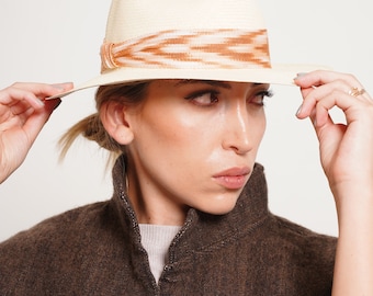 Handmade Toquilla Straw Panama Hat: Ecuador Montecristi