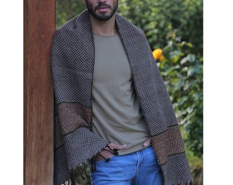 Shawl Wrap For Men, Blanket Scarf, Men's Gifts