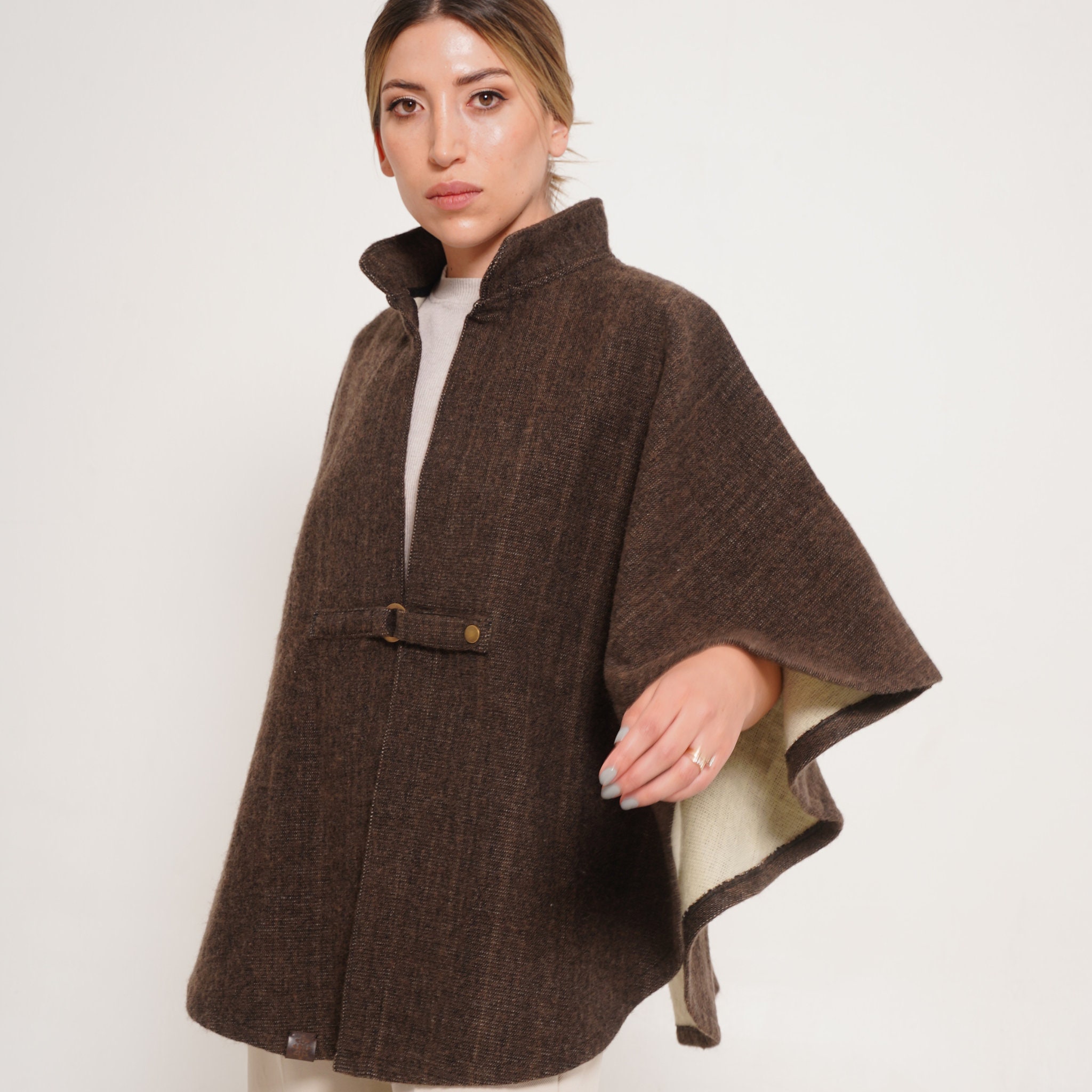 womens cape shawl coat