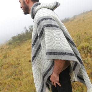 Uptown Poncho 100% Wool Ponchos Hand Made in Ecuador - Etsy