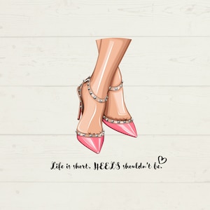 Print on hotsell demand high heels
