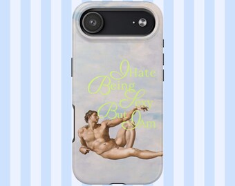 Funny Renaissance Art iPhone Case, Samsung Case, Humorous Classical Cover