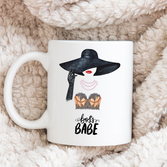 Cute Mug for Boss Babes Sassy Gift for Female Entrepreneur Cute Coffee Mug for Her, Sassy Mug for Her Gift for Boss Lady Trendy Coffee Mug
