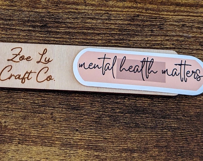 Mental Health Matters Vinyl Sticker - Etsy