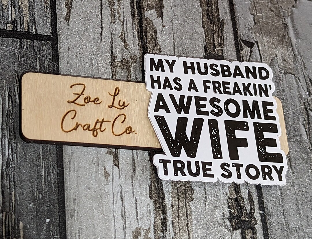 Awesome Wife Sticker - Etsy