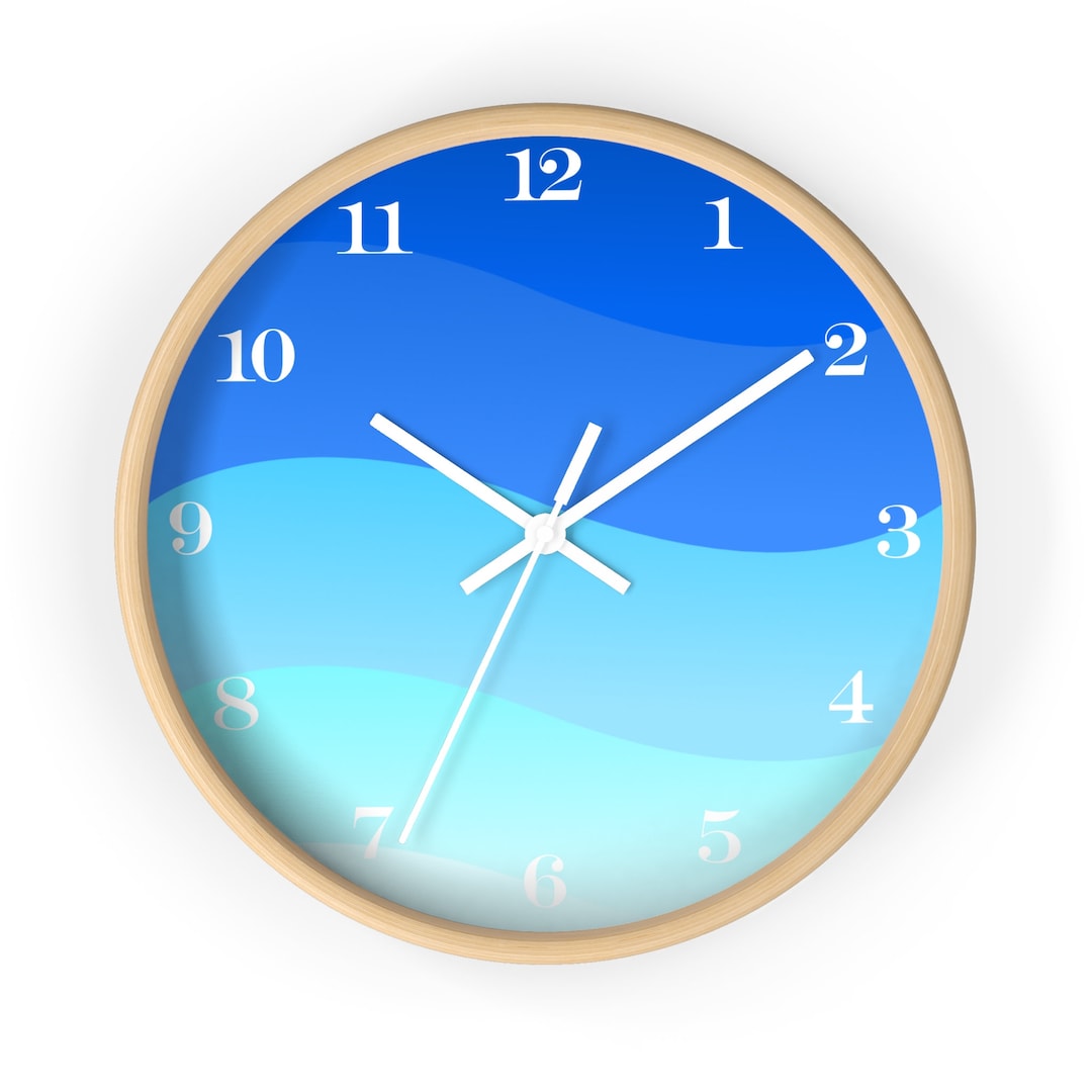 Retro Wall Clock Cool Wall Clock Modern Wall Clock Wood Etsy