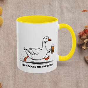 Silly Goose Coffee Mug: Funny Animal Lover Gift