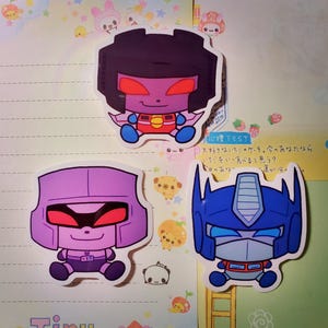 Transformers Gummy Clear Stickers