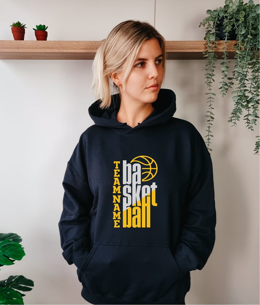 Custom Basketball Hoodie, Personalized Basketball Sweat, Basketball