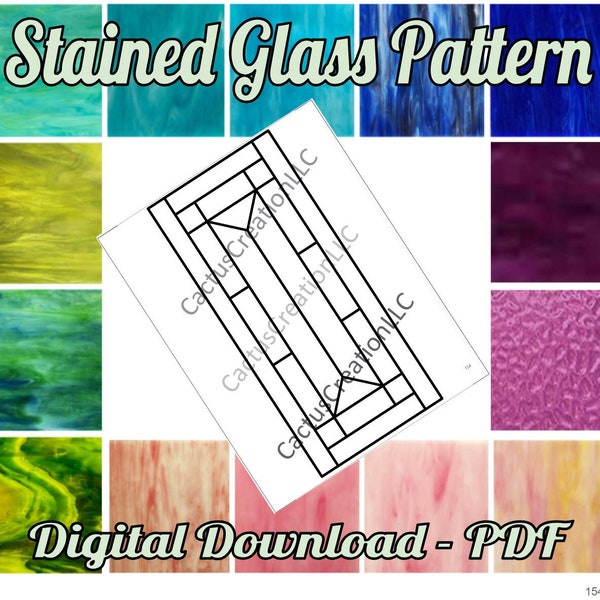 Stained Glass Pattern - PDF Download