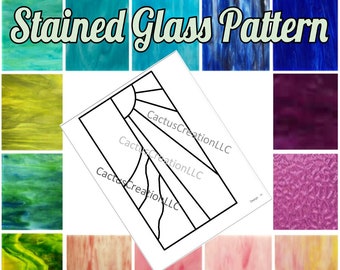 Stained Glass Pattern - PDF Download