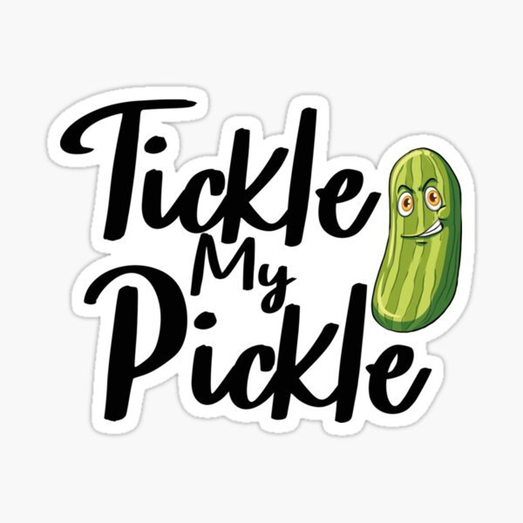 File Bundle Tickle My Pickle PNG, JPG, and Cross Stitch Pattern PDF Etsy