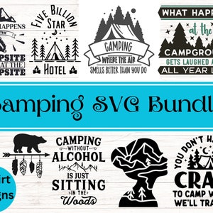 Camping and Outdoors SVG Bundle