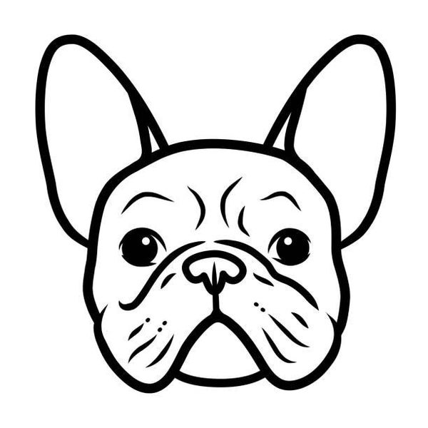 File Bundle: French Bulldog Available In Jpg, Svg, Png, And Cross Stitch Pattern Pdf