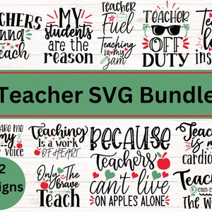 Lehrer Phrasen SVG Bundle