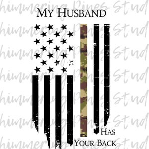 My Husband has your back SVG and PNG