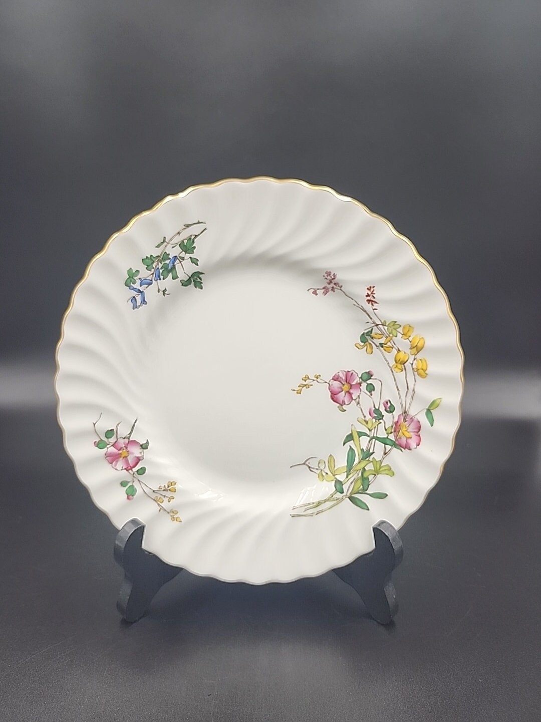 北海道から発送】英国製 ミントン☆サマーブーケ☆B&Bプレート2枚