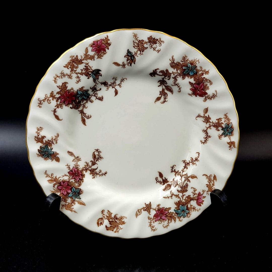 Minton Ancestral S376 Pattern Salad/side Plate 20.5 Cm Bone China ...