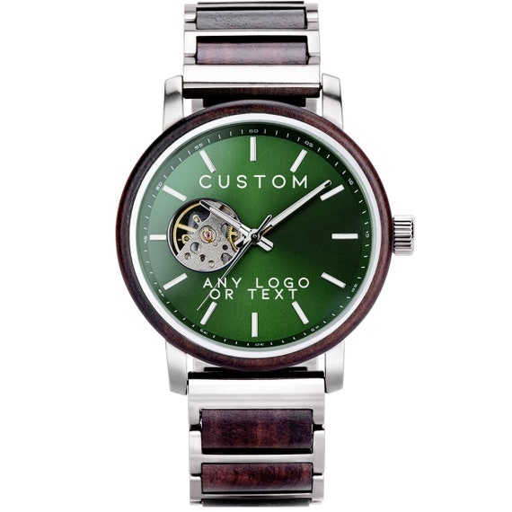 Custom face wood watch cheap