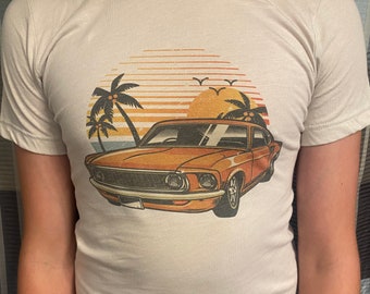 Camisa de coche vintage