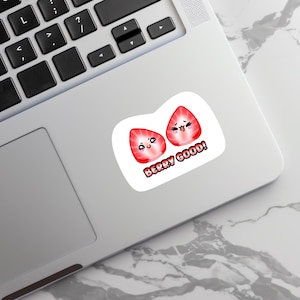 Beere gut (sehr gut) Belohnung Positivität AUFKLEBER, Für Wasserflaschen, Laptops, Planer, Telefone Hüllen, langlebig, perfekt als Geschenk