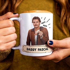 Pedro Pascal Mug, Daddy Pascal Sandwich, Last Of Us, Pedro Papi, Funny Meme, Cup for Tea - Coffee Tea Ceramic - 11oz 15oz Sizes