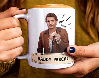Taza de Pedro Pascal: Taza de café con memes divertidos - Regalo para fans de The Last of Us