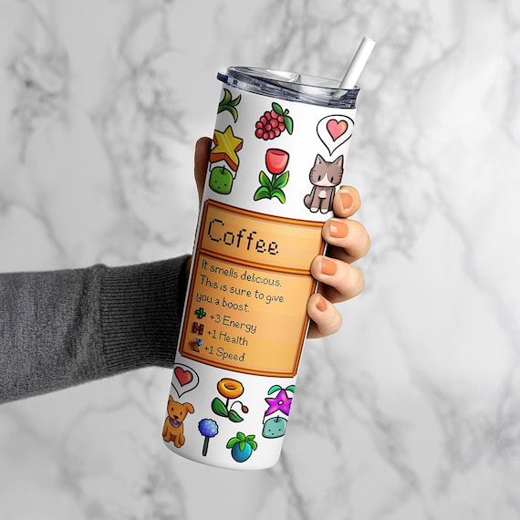 Stardew Valley Tumbler: Insulated Stainless Steel Coffee Mug - 20 Oz