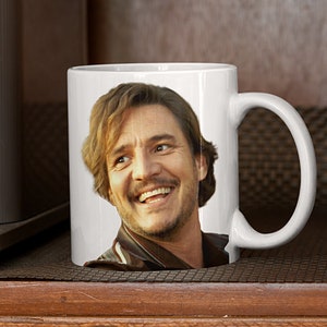 Pedro Pascal Mug: Nic Cage, Unbearable Weight of Massive Talent - Ceramic Coffee Mug