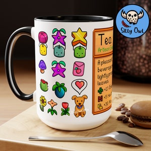 Stardew Valley Coffee Mug | Stardew Valley Tea Ingredients | By Silly Owl Gifts