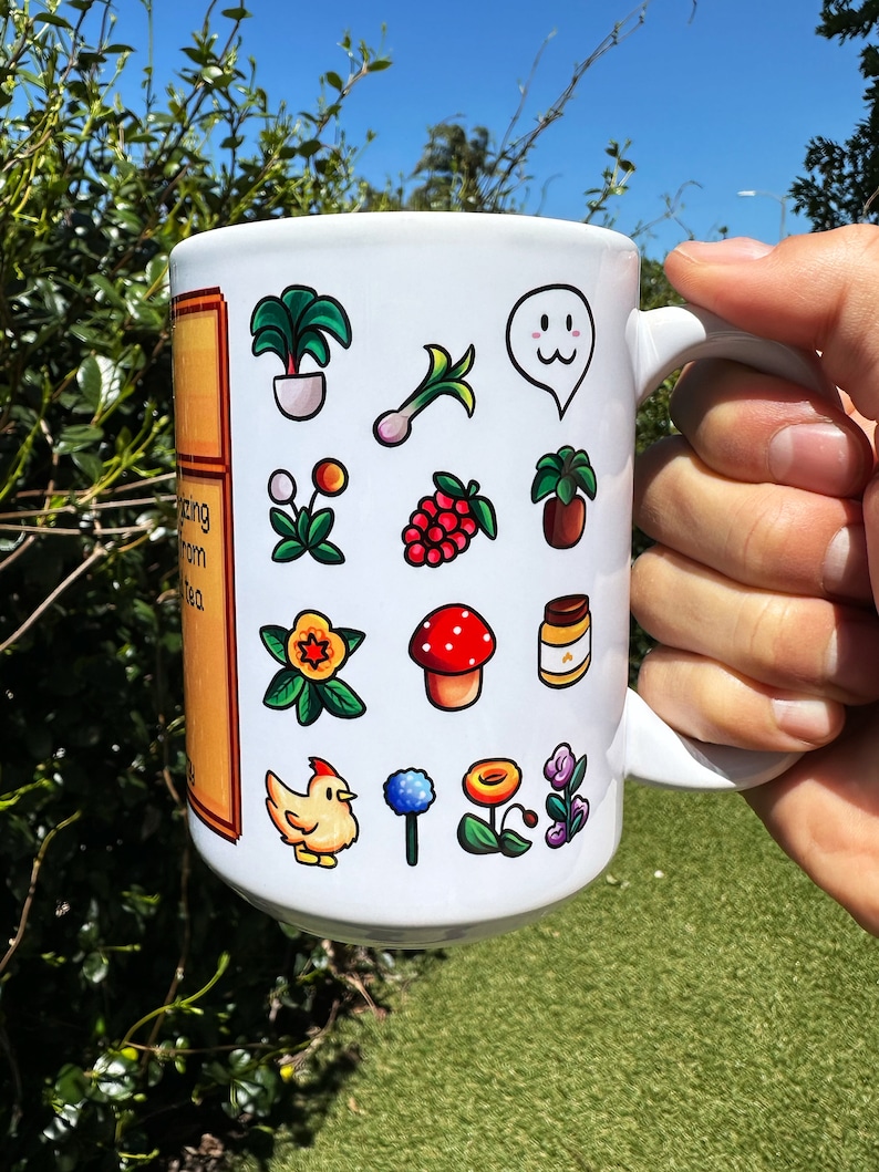 Stardew Valley Coffee Mug | Stardew Valley Tea Ingredients | By Silly Owl Gifts