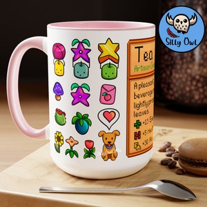 Stardew Valley Coffee Mug | Stardew Valley Tea Ingredients | By Silly Owl Gifts