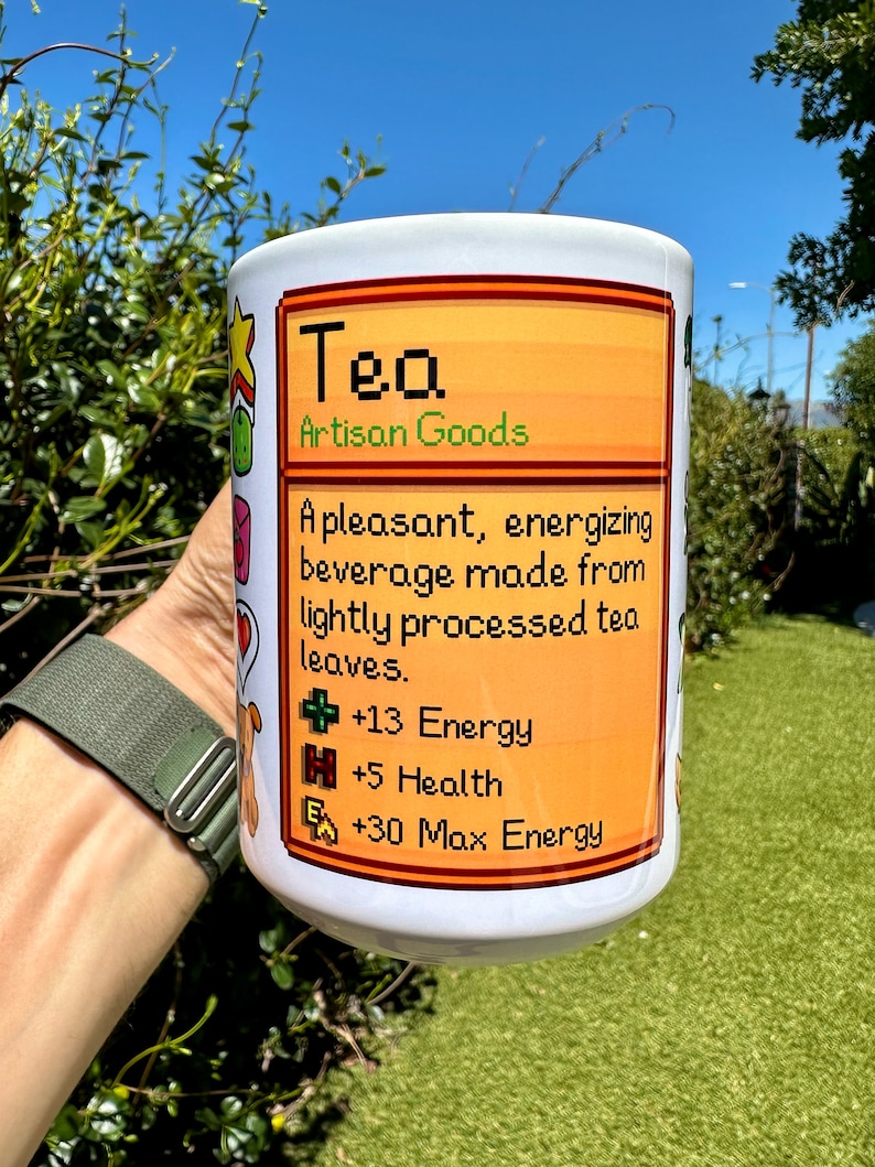 Stardew Valley Coffee Mug | Stardew Valley Tea Ingredients | By Silly Owl Gifts