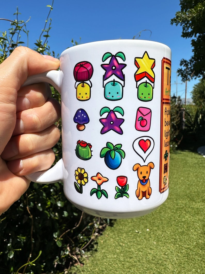 Stardew Valley Coffee Mug | Stardew Valley Tea Ingredients | By Silly Owl Gifts