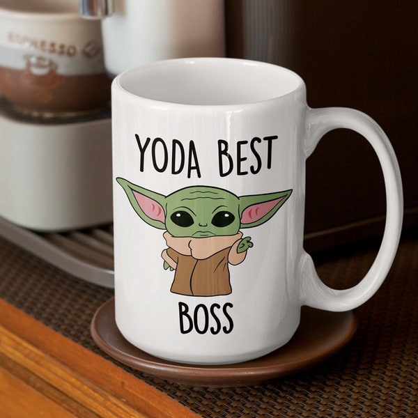 Best Boss Mugs, Best Boss Ever Gift, Baby Alien Mug, Funny Gift for Boss, Boss Birthday Gift, World's Best Boss Gift, Funny Boss Gifts