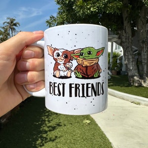 Best Friends Mug | Baby Yoda Gizmo | by Silly Owl Gifts