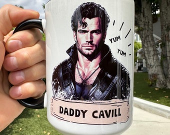 Henry Cavill Coffee Mug: Sexiest Man Alive Ceramic Mug (11oz 15oz Sizes)