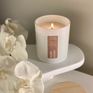 Mango + Coconut Soy Wax Nontoxic Candle