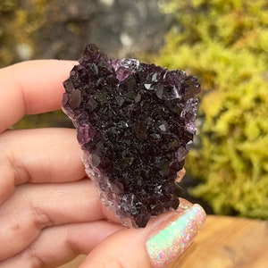 AAA+ Grade Alacam Amethyst Druzy Freeform - Turkish Sugar Amethyst Geode - High Quality Super Sparkly Deep Purple Amethyst