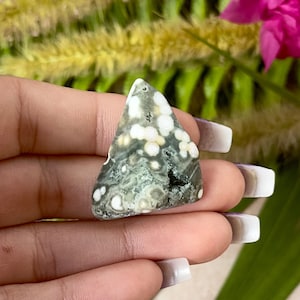 Seltene Ozean Jaspis Scheibe - Schöne Ozean Jaspis Tasche Stein - Abgebaut in Madagaskar