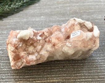 AAA Rare Pink Lithium Quartz Cluster - Ethically Sourced Raw Crystal from Brazil